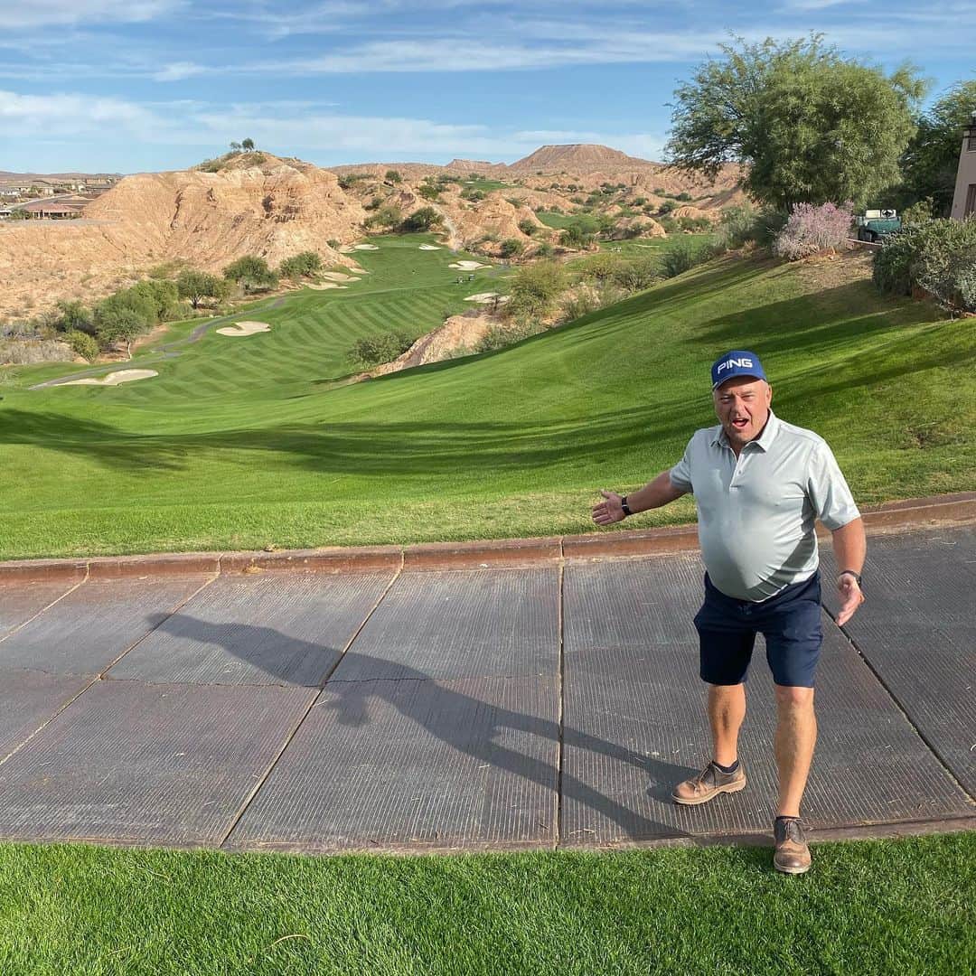 ディーン・ノリスのインスタグラム：「A great week of golf in Nevada and Utah. If you play and haven’t played Wolf Creek you need to!!」