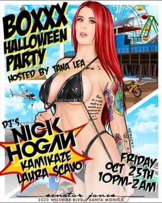 ハルク・ホーガンさんのインスタグラム写真 - (ハルク・ホーガンInstagram)「With Nick Hogan on the turn tables it’s gonna be a wild one! Brother.  HH Join @nickhogan & @thetanalea TONIGHT at @senatorjonesla for a very special Halloween Party! 👻 HH」10月26日 7時46分 - hulkhogan