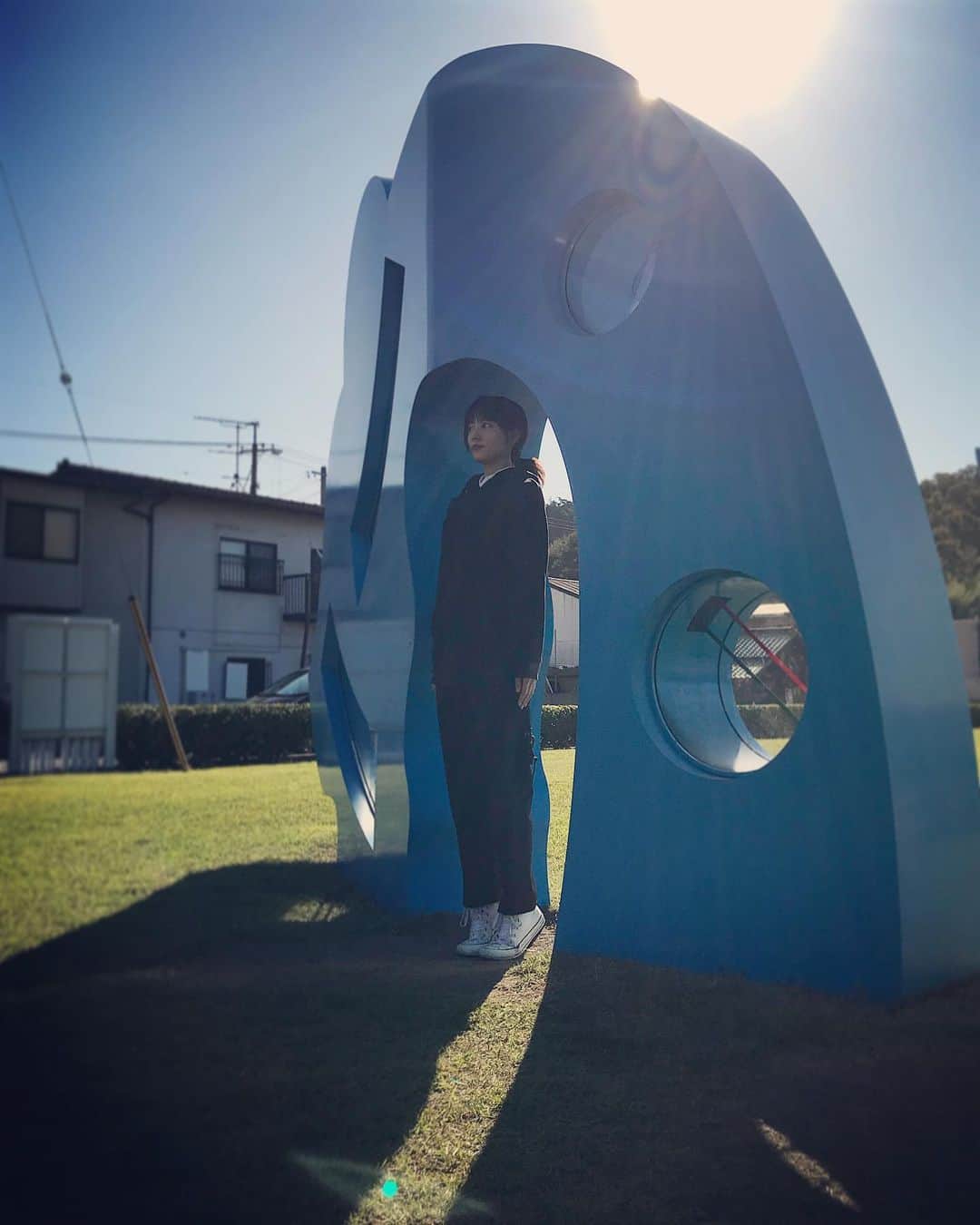 中川可菜さんのインスタグラム写真 - (中川可菜Instagram)「🕴🌞💭ん？ ㅤ #背伸び」10月26日 7時57分 - nakagawa_kana