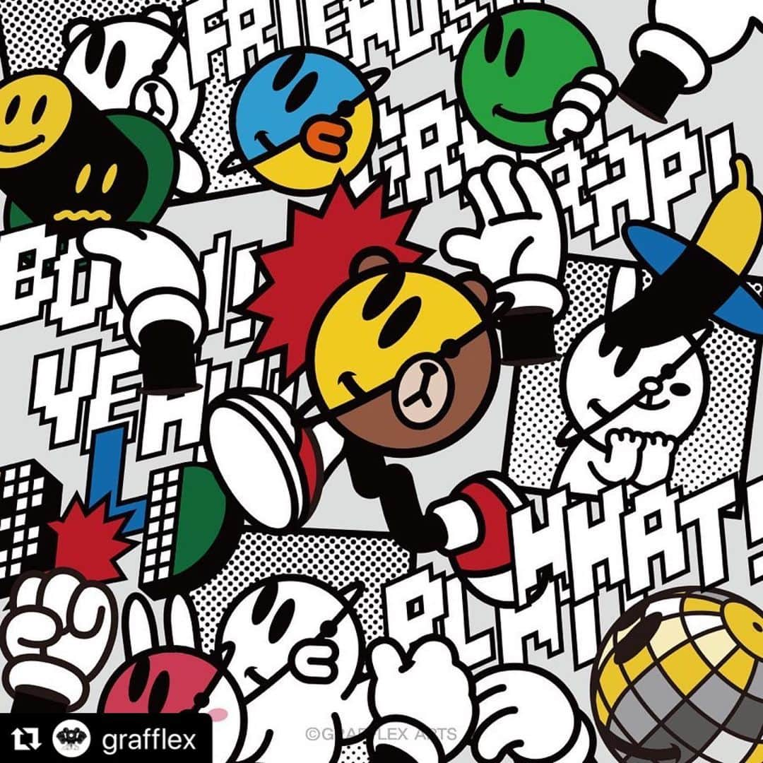 LINE FRIENDSさんのインスタグラム写真 - (LINE FRIENDSInstagram)「#Repost @grafflex with @make_repost ・・・ LINE FRIENDS CREATOR WITH GRAFFLEX. COMING SOON!!!!!!!!!!!!!!!!!!!!!!!!!!!!!!!!!!!!!!!!! #linefriends #linefriends_creator #brown #cony #sally #grafflex」10月26日 18時29分 - linefriends