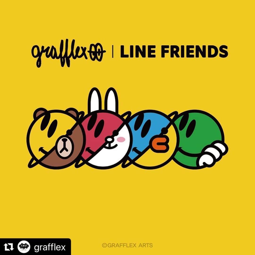 LINE FRIENDSさんのインスタグラム写真 - (LINE FRIENDSInstagram)「#Repost @grafflex with @make_repost ・・・ LINE FRIENDS CREATOR WITH GRAFFLEX. COMING SOON!!!!!!!!!!!!!!!!!!!!!!!!!!!!!!!!!!!!!!!!! #linefriends #linefriends_creator #brown #cony #sally #grafflex」10月26日 18時29分 - linefriends