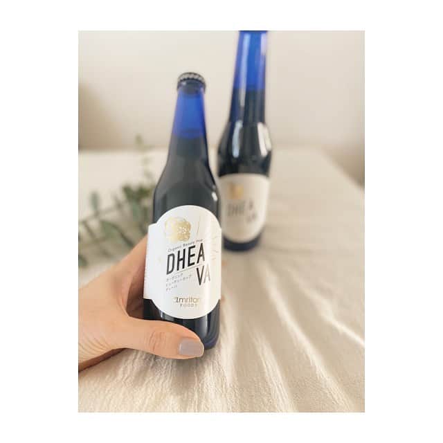 前田ゆかのインスタグラム：「ビューティープラスのクラフトビール！ 女性ホルモンに効果的な #白トリュフエキス配合 楽しみにしていたオーガニック ビューティーホップビール いただきます✨  #beautyorganichop #DHEAVA #アムリターラ #クラフトビール #白トリュフ」