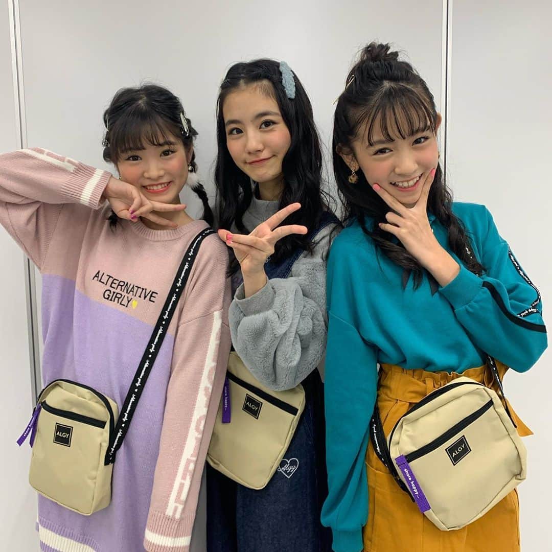 ニコ☆プチのインスタグラム：「滋賀県イオンモール草津でのアルジーイベント、もうすぐ始まります‼️ アルジーのお洋服とニコ⭐︎プチふろくのある生活🎶  #入江美沙希  #関谷瑠紀  #丸山真亜弥」