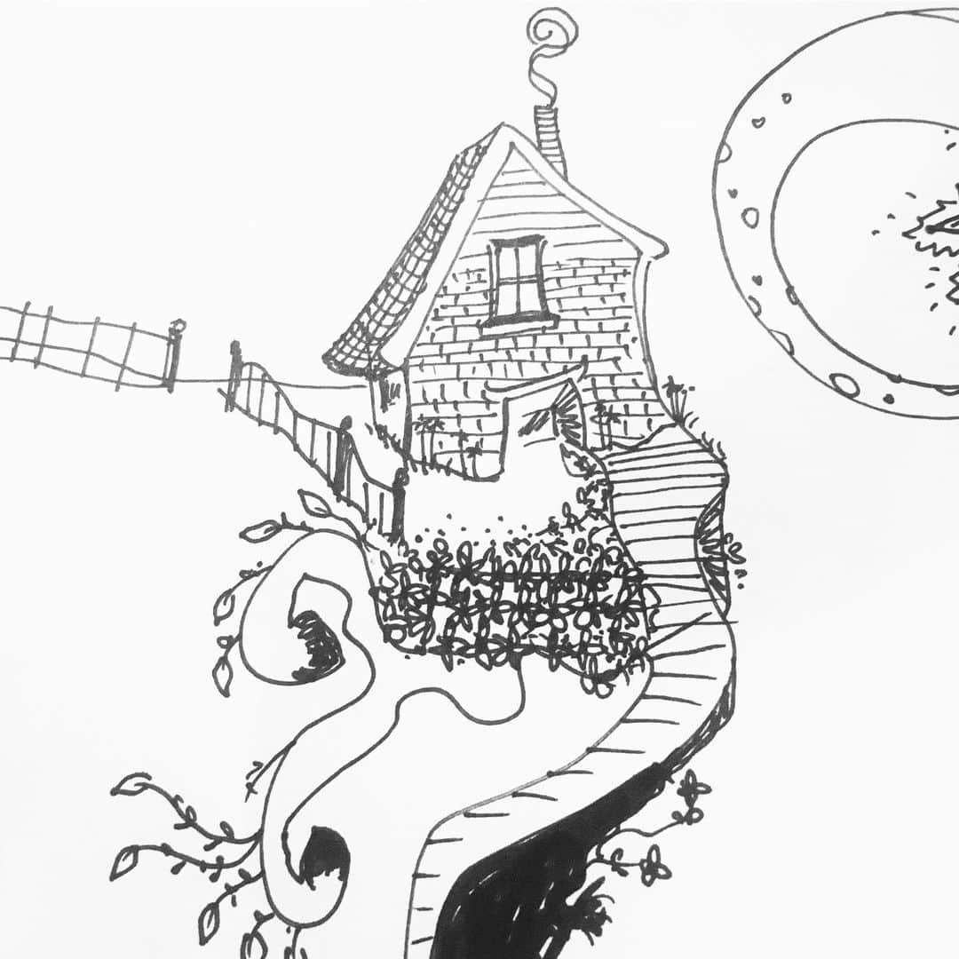 アウル・シティーのインスタグラム：「When I live by the garden and the sea」
