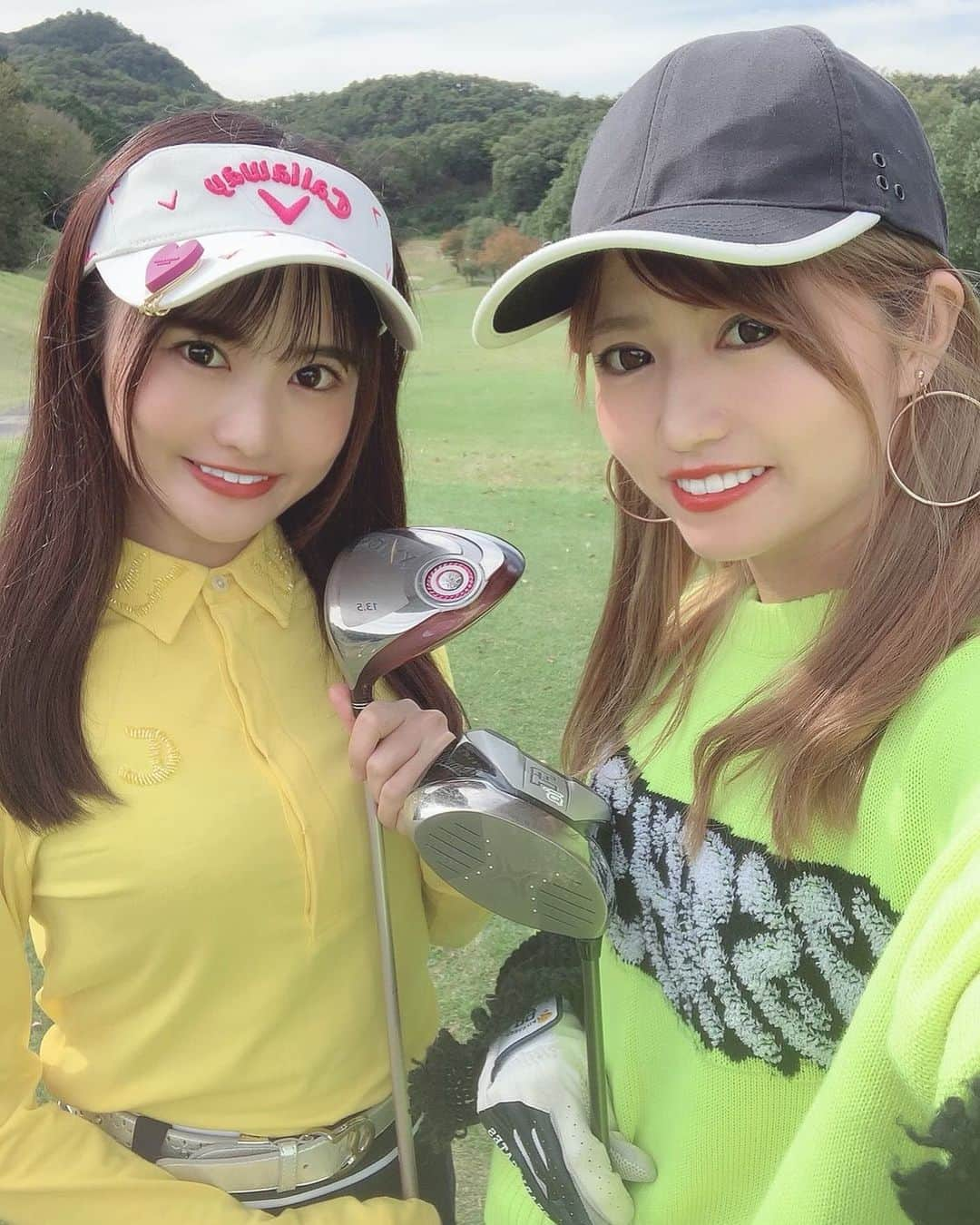 中村奏絵さんのインスタグラム写真 - (中村奏絵Instagram)「のんちゃんと初ゴルフ🏌️‍♀️沢山教えてもらいました🐣のんちゃん本当に優しくて面白い🥰運転もありがとうっ🚗❤️ #ゴルフ #ゴルフ女子 #ゴルフウェア #ゴルフコーデ #callaway #golf」10月26日 20時28分 - kanikanikanii