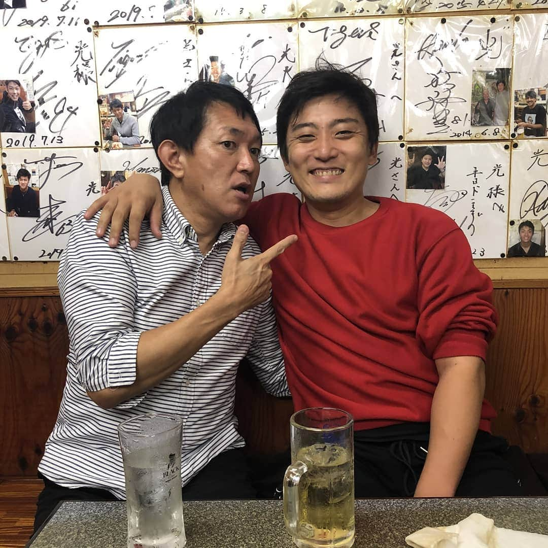 高橋聡文のインスタグラム：「とても楽しい時間を過ごせました😊🍴 いつか眠り姫聞かせて下さい🎤  #読売テレビ #尾山憲一 #アナウンサー #焼き肉光 #眠り姫」