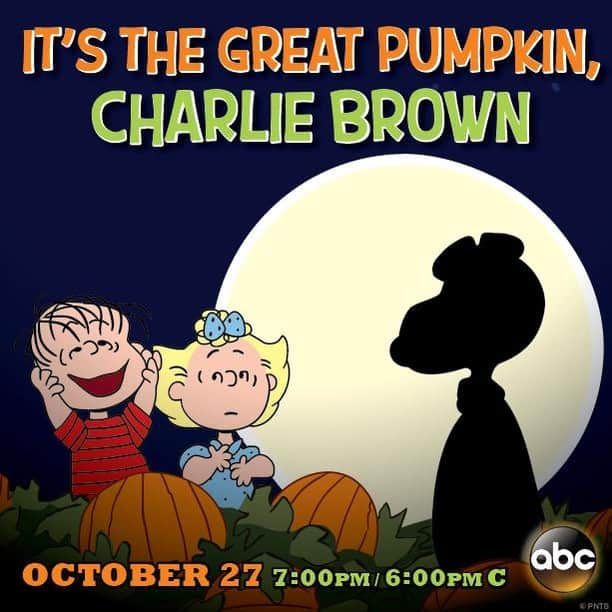 スヌーピーさんのインスタグラム写真 - (スヌーピーInstagram)「Catch It's the Great Pumpkin, Charlie Brown on October 27th at 7pm ET only on ABC!」10月27日 4時41分 - snoopygrams