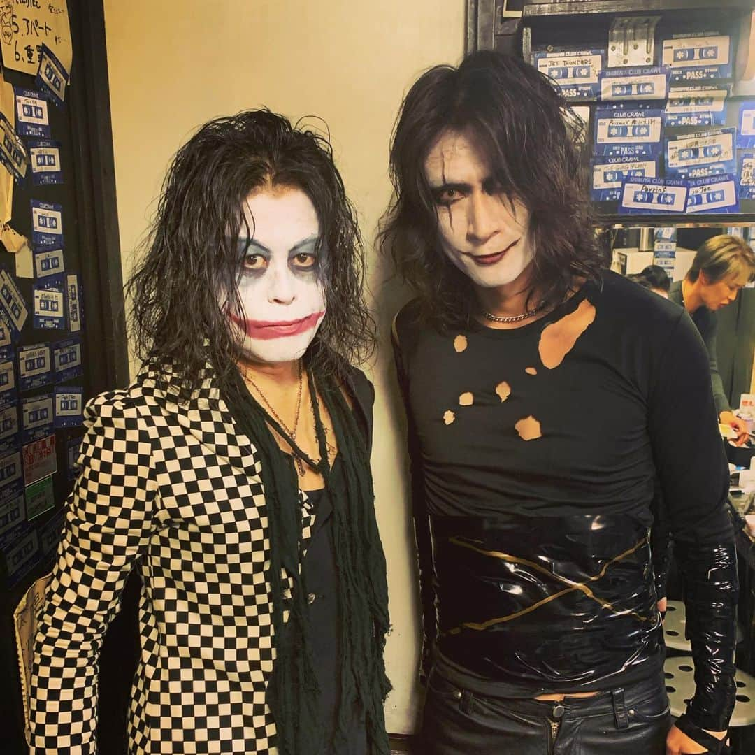 宙也さんのインスタグラム写真 - (宙也Instagram)「ハロウィン🎃👻 ジョーカーとクロウ」10月26日 23時33分 - chuya_aquarius