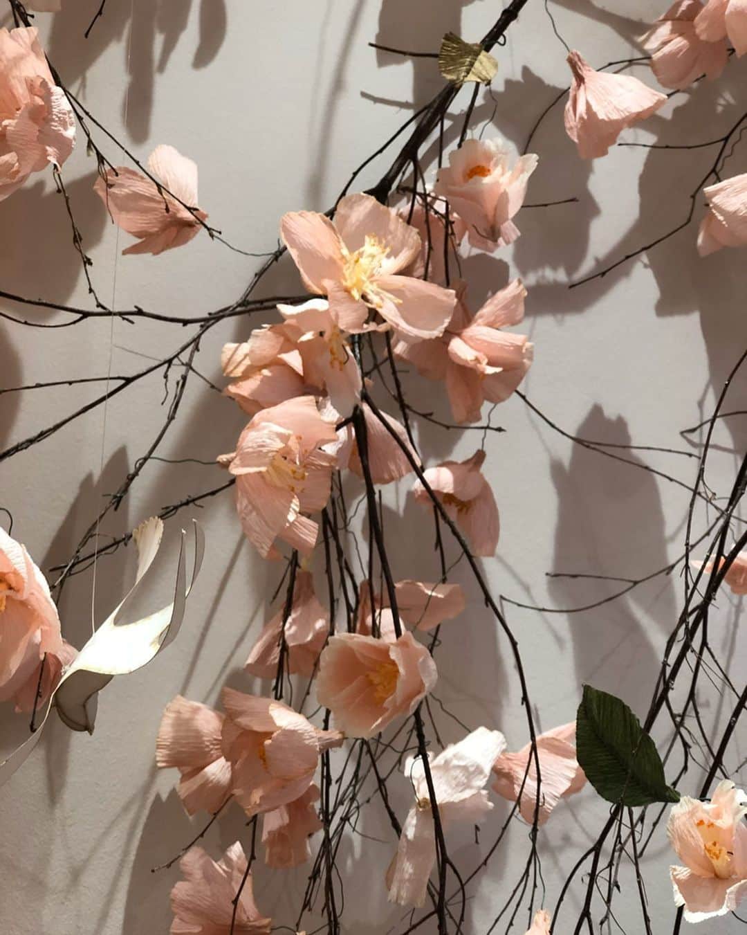 Mathilde Goehlerさんのインスタグラム写真 - (Mathilde GoehlerInstagram)「Paper flowers art installation ♥️ @veronicas_birdnest」10月27日 0時11分 - mathildegoehler