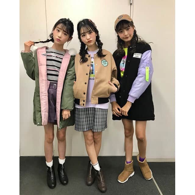 ニコ☆プチのインスタグラム：「👗👠👗👠﻿ ﻿ アルジーイベント inららぽーと横浜﻿ ﻿ もうすぐ始まるよっ！！！！﻿ ﻿ ﻿ #関谷瑠紀﻿ #近藤藍月﻿ #美月﻿ #アルジー﻿ #ニコプチ」