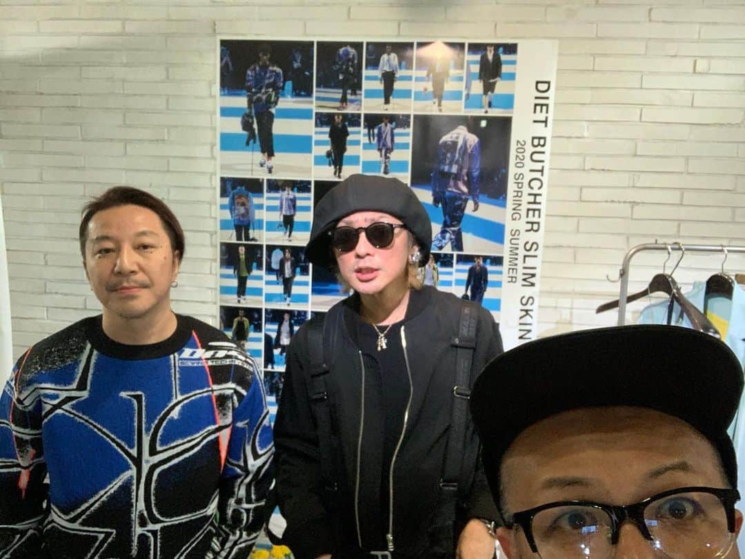 のインスタグラム：「昨晩は民さんの展示会にお邪魔しました(^^)👕📝 @dbsstami  @dietbutcherslimskin.official  @dietbutcherslimskin_shop  #dietbutcherslimskin」