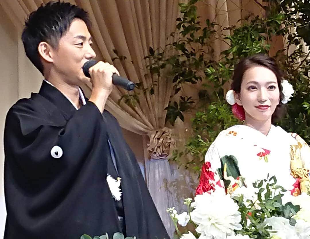安倍昭恵のインスタグラム：「昨日の結婚披露宴 #藤井浩人 #美濃加茂市」