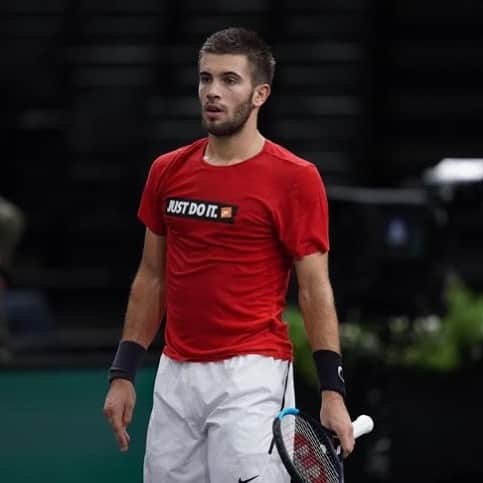 ボルナ・チョリッチさんのインスタグラム写真 - (ボルナ・チョリッチInstagram)「Getting ready for the last tournament of the year 💪🏼 🇫🇷 @rolexparismasters #RolexParisMasters」10月27日 22時42分 - bornacoric