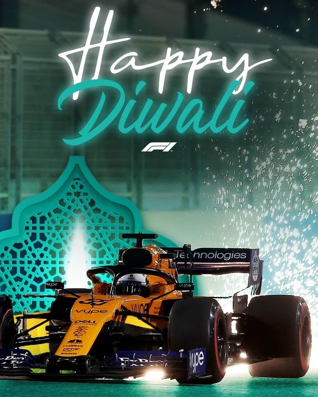 F1さんのインスタグラム写真 - (F1Instagram)「To all of you celebrating, we wish you a very happy Diwali!」10月27日 17時00分 - f1