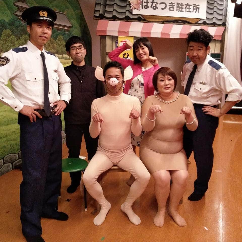 安尾信乃助のインスタグラム：「昨日と今日は、奈良健康ランドで新喜劇。 大島君リーダーです。  #奈良健康ランド#大島君#よしもと新喜劇#吉本新喜劇#安尾信乃助#」