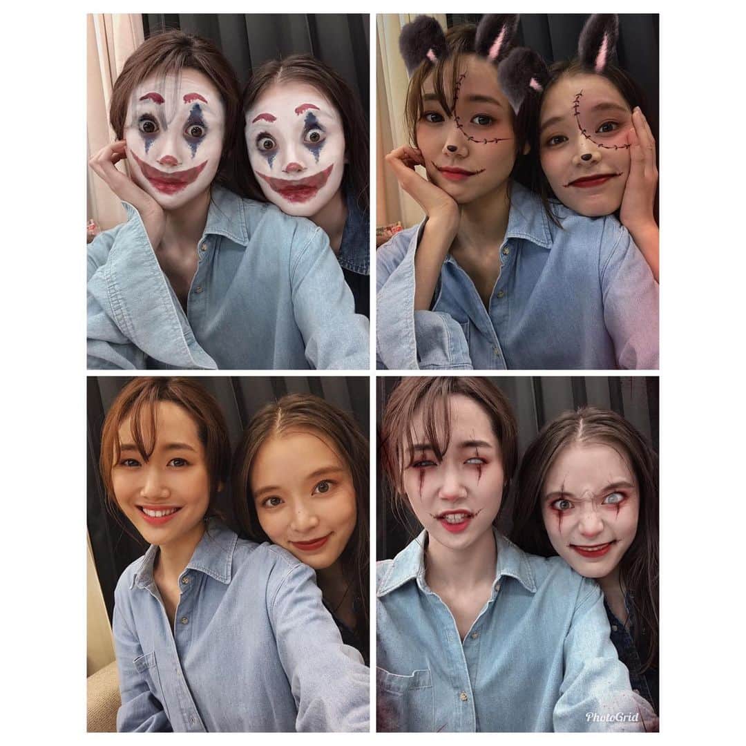 のインスタグラム：「😈 ようちゃんと久々に現場で会ったから 記念に写真撮ったよ ・ #事務所の先輩 #でも年齢は下 #小林よう #実は2人ともデニムシャツ #ペアルック」