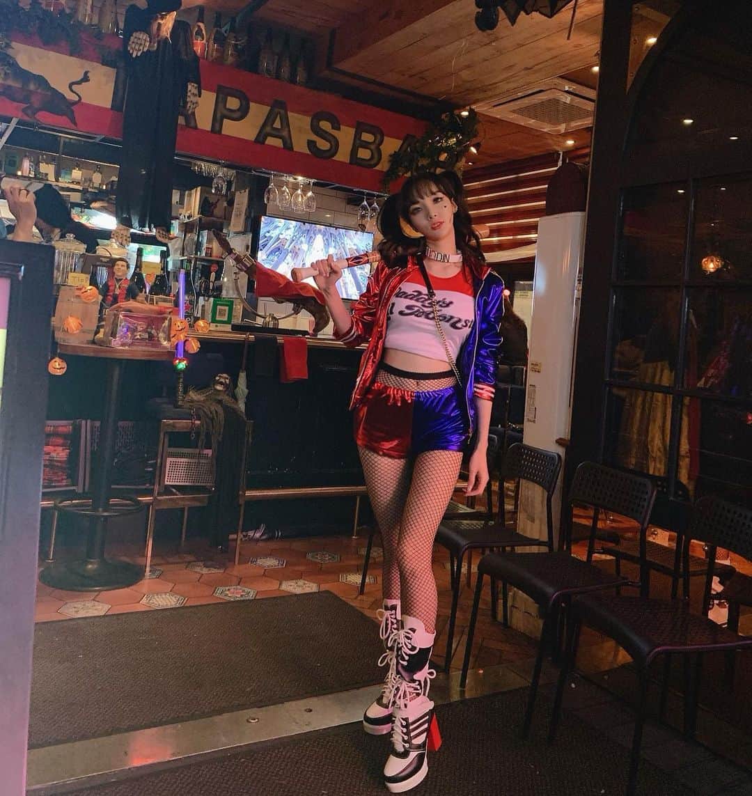ミンヒ さんのインスタグラム写真 - (ミンヒ Instagram)「Harley Quinn👑」10月27日 20時15分 - juminhee