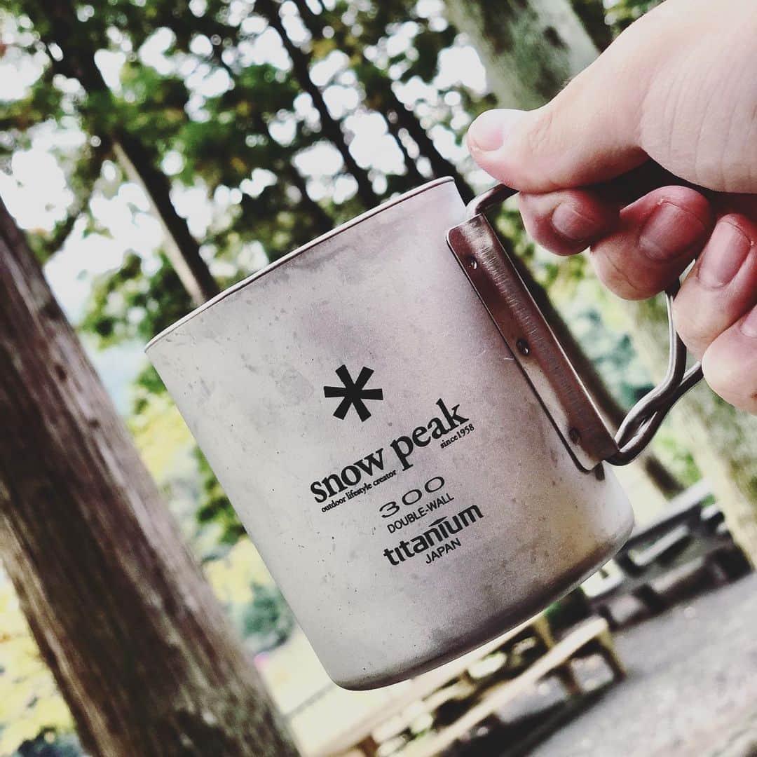 佑聖 さんのインスタグラム写真 - (佑聖 Instagram)「濃い🙉🙉🙉 #moaning #coffee #snowpeak #camp」10月28日 7時22分 - yousay_kickline
