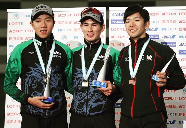 のインスタグラム：「3日間たくさんの声援ありがとうございました！  1500mでは5年振りに優勝できて正直びっくりです。これからも大混戦生き残って行けるように頑張ります！👍」