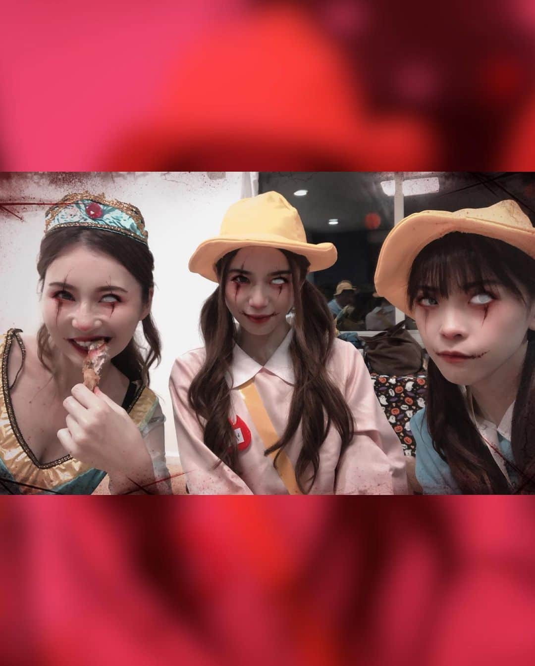 辰巳ゆいさんのインスタグラム写真 - (辰巳ゆいInstagram)「昨日は、ハロウィンパーティー🎃に来てくれたみなさーん！﻿ ありがとうございました！！　﻿ ﻿ 今年も、くりりんとみくちゃん来てくれたよん💗﻿ 2人で幼稚園児♪﻿ 可愛過ぎた😍﻿ ﻿ 私は、ジャスミンになりましたっ💕﻿ ﻿ アラジンのコスプレしてくれた方もいたー꒰ ॢö৺ö ૢ๑꒱わーい﻿ ﻿ 今年もみんなのコスプレ楽し過ぎた🧡﻿ ﻿ いっぱい笑って今年のハロウィンも楽しかった♪﻿ みんな！ありがとうーー😊😊﻿ 楽しくて、あっという間に時間が過ぎてしまって、時間足りないー！ってなっちゃったね💦﻿ 最後は、バタバタしちゃってごめんねー笑﻿ ﻿ ﻿ ハロウィンは、平和にやりたいですね笑笑﻿ ﻿ ﻿ 最後の写真は、マット加工に挑戦してみたけど…﻿ 難しいね💦﻿ ﻿ ﻿ ﻿#ハロウィンパーティー #ハロウィン　#イベント　#チームゆいぴょん　#くりりん　#みくちゃん　#楽しかった！　#ありがとう　#コスプレ　#ジャスミン　#マット加工　#matt加工 #難しい」10月27日 23時35分 - yuitatsumi