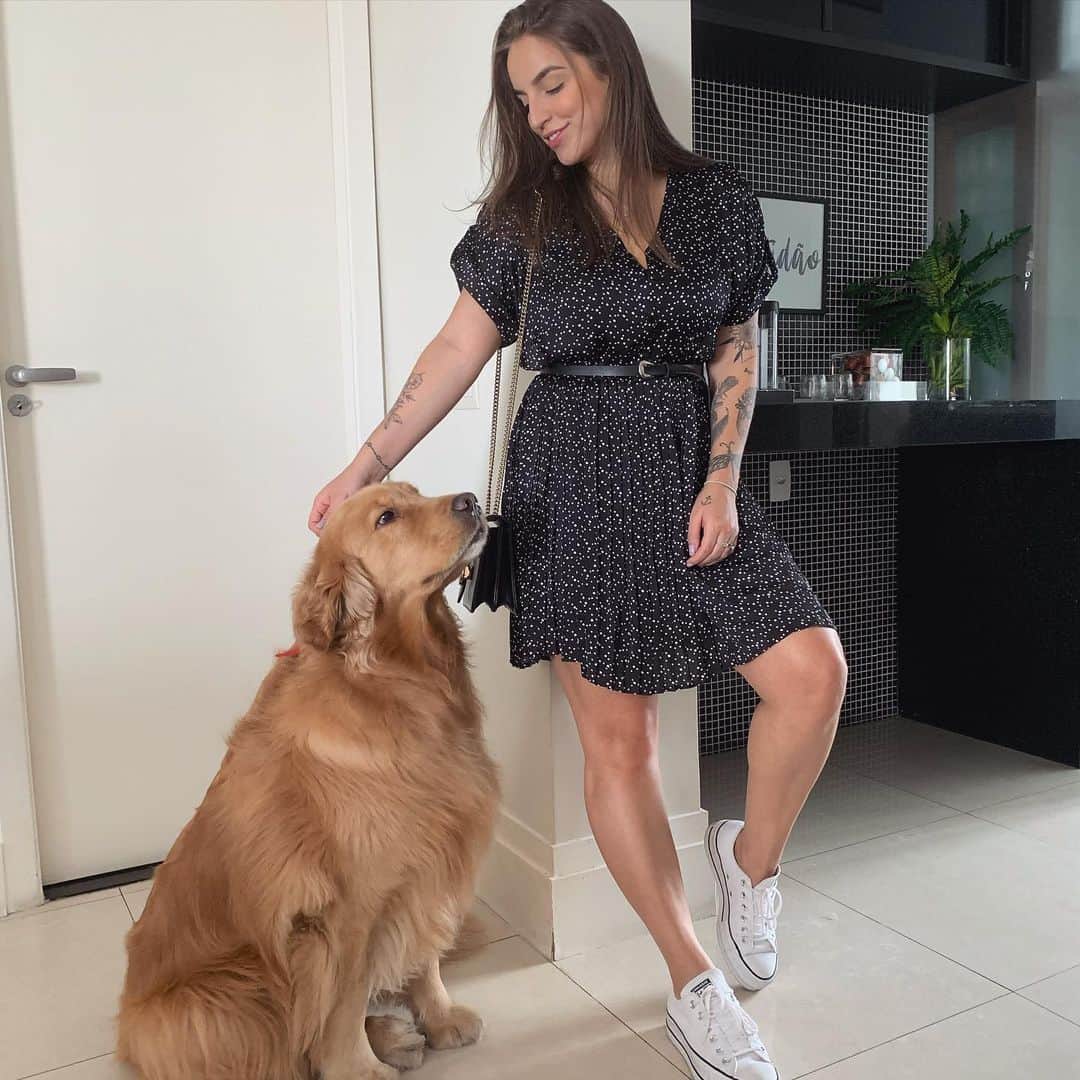 Bruna Unzuetaのインスタグラム：「Eu amo esse serzin 💞」