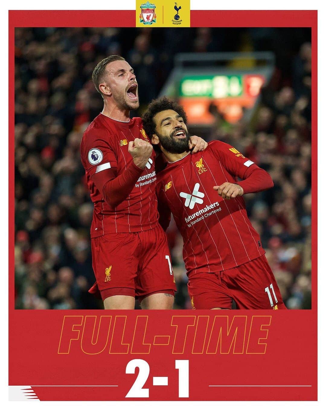 リヴァプールFCさんのインスタグラム写真 - (リヴァプールFCInstagram)「MASSIVE win!! 🔴🔴🔴 #LFC #LiverpoolFC #Liverpool #LIVTOT #Anfield #PremierLeague」10月28日 3時23分 - liverpoolfc