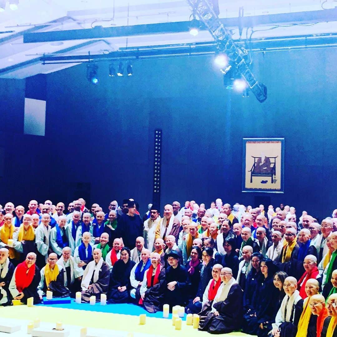 渋谷慶一郎のインスタグラム：「It was great fun time World Peace Gathering in Koya Mount. Thank you for everybody see you someday, Love. 世界中の仏教、イスラム教のリーダーが高野山に集まったワールドピースギャザリング、画期的なイベントだったと思う。僕はロスアンゼルスのCompass、高野山声明の藤原栄善さん両方と共演させてもらって発見と収穫膨大でした。皆さまありがとう😊」