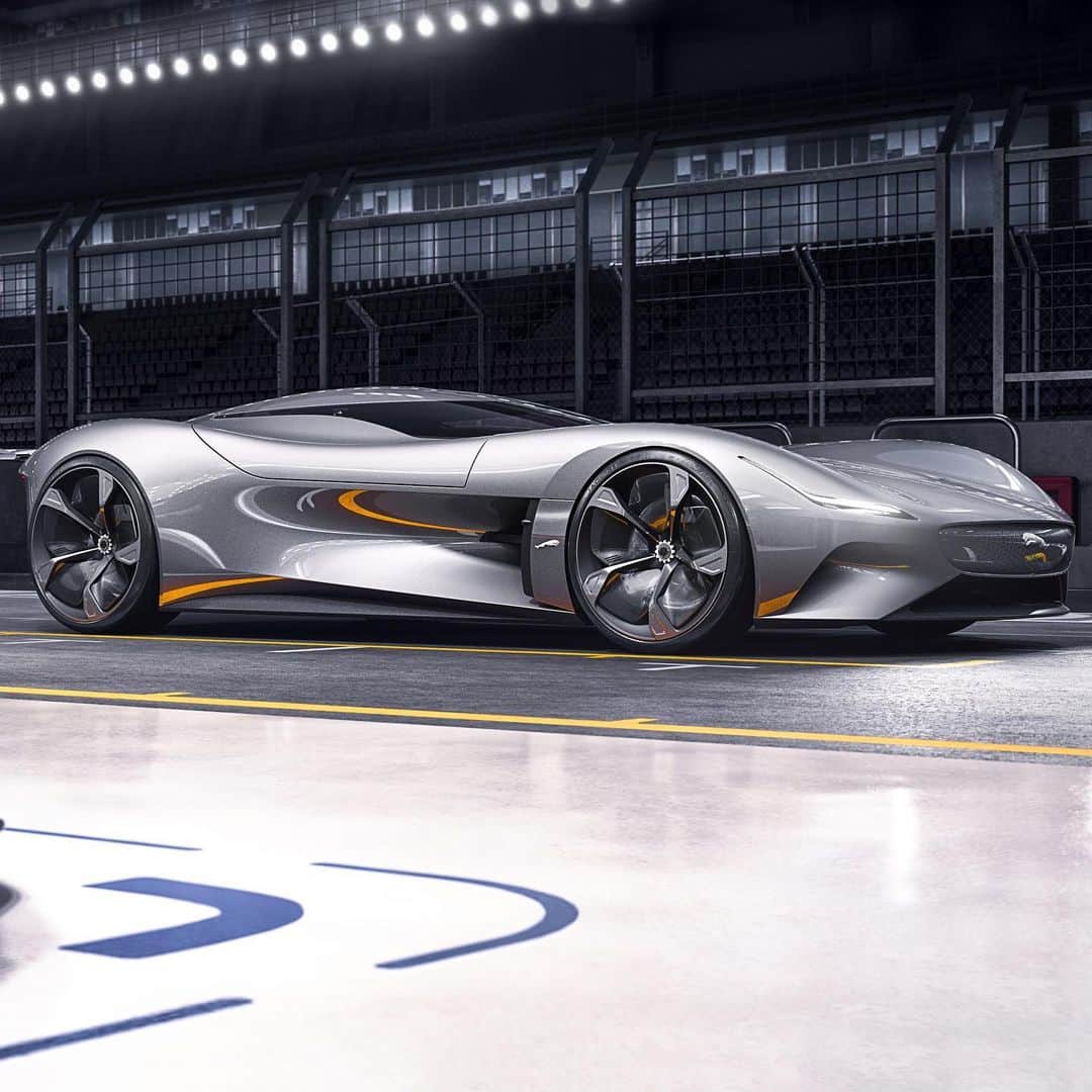 HYPEBEASTさんのインスタグラム写真 - (HYPEBEASTInstagram)「#hypeAF: @jaguar has unveiled its first-ever electric hypercar, the Vision Gran Turismo Coupé. Available exclusively on ‘Gran Turismo Sport’ for the @playstation 4, the virtual model takes inspiration from the heritage C-type and D-type racers. It can be propelled from 0-62 MPH in under two seconds, has a top speed of over 200 MPH and 885 lb-ft of torque. Download and drive it in late November.⁠⠀ Photo: Jaguar」10月28日 17時22分 - hypebeast