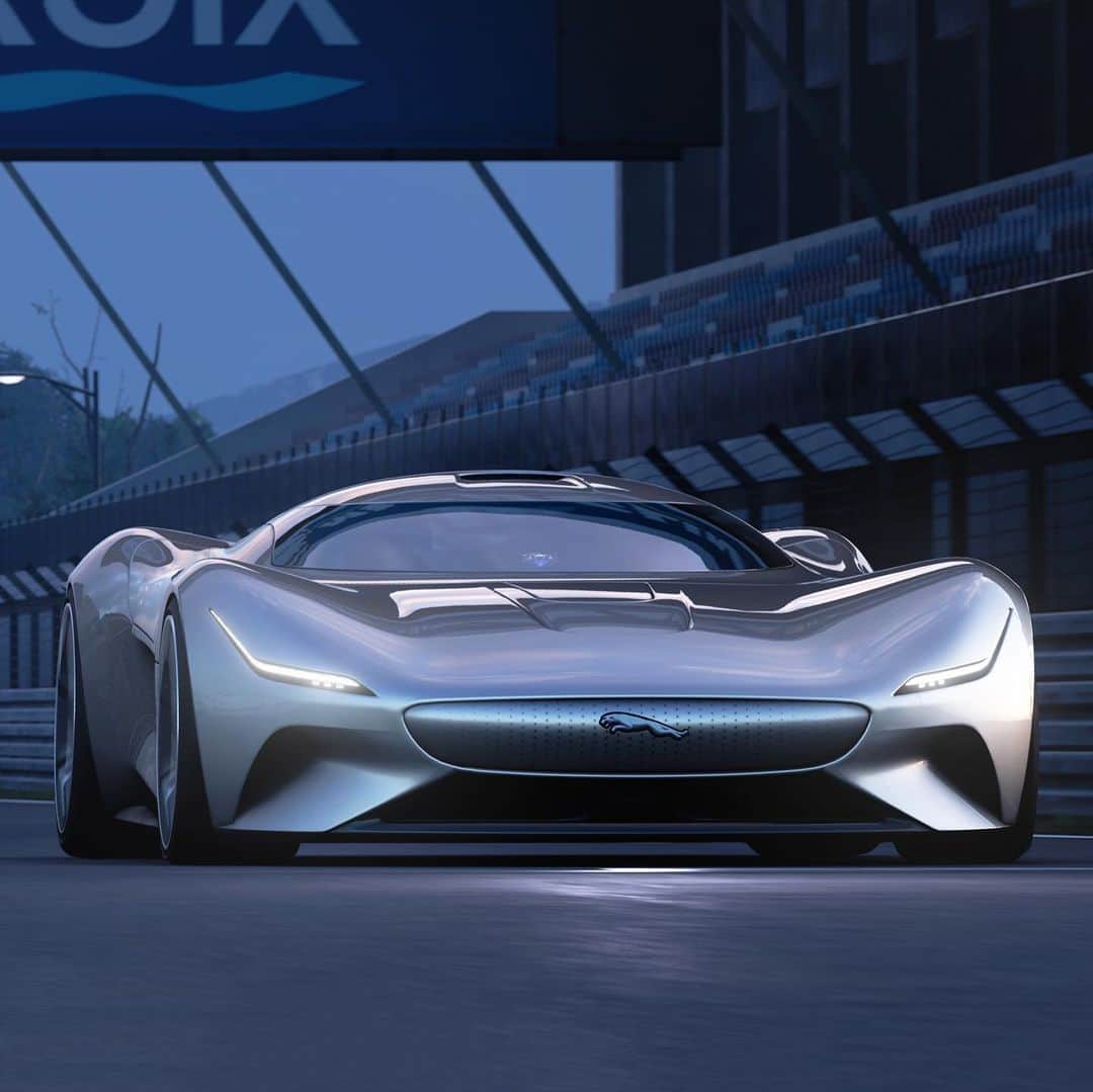 HYPEBEASTさんのインスタグラム写真 - (HYPEBEASTInstagram)「#hypeAF: @jaguar has unveiled its first-ever electric hypercar, the Vision Gran Turismo Coupé. Available exclusively on ‘Gran Turismo Sport’ for the @playstation 4, the virtual model takes inspiration from the heritage C-type and D-type racers. It can be propelled from 0-62 MPH in under two seconds, has a top speed of over 200 MPH and 885 lb-ft of torque. Download and drive it in late November.⁠⠀ Photo: Jaguar」10月28日 17時22分 - hypebeast