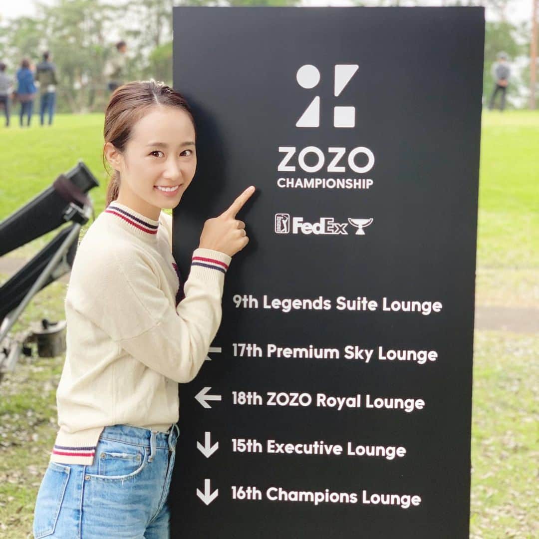 筒井萌子のインスタグラム：「* #zozochampionship 父と参戦⛳️ テレビ📺で見てたタイガーウッズ🐅を この目で見る事ができて最高でしたꪔ̤̮ 周りの方と肩を並べての観戦楽しいね♪♪ いまは最終ラウンド中‼️ 優勝はどっちだろうね𓃟ﻌﻌﻌ❤︎ワクワク♪ #ゾゾチャン #zozoチャンピオンシップ #タイガーウッズ ・ #筒井萌子 #女優 #actress #モデル #model #岡山  #shooting #instagood #instalike #converse #撮影 #followme #instalike #ゴルフ #ゴルフ女子 #ゴルフコーデ #골프 #좋아요반사 #좋아요그램 #좋아요환영 #데일리그램 #패션 #오오티디 #카페 #アルチビオ」