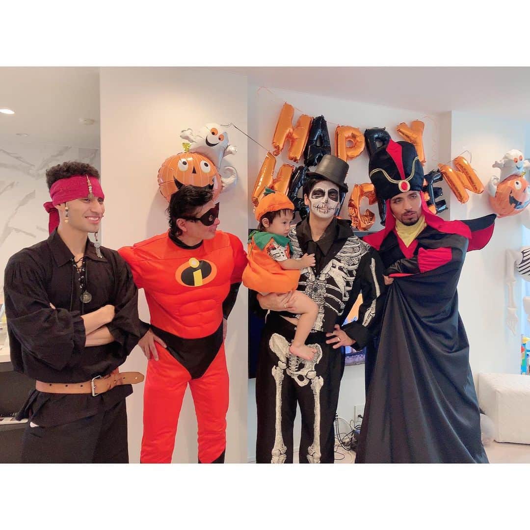 のインスタグラム：「ハロウィンパーティー💓💓💓 #わんちゃんも来てくれたよ〜 #オッドアイ」