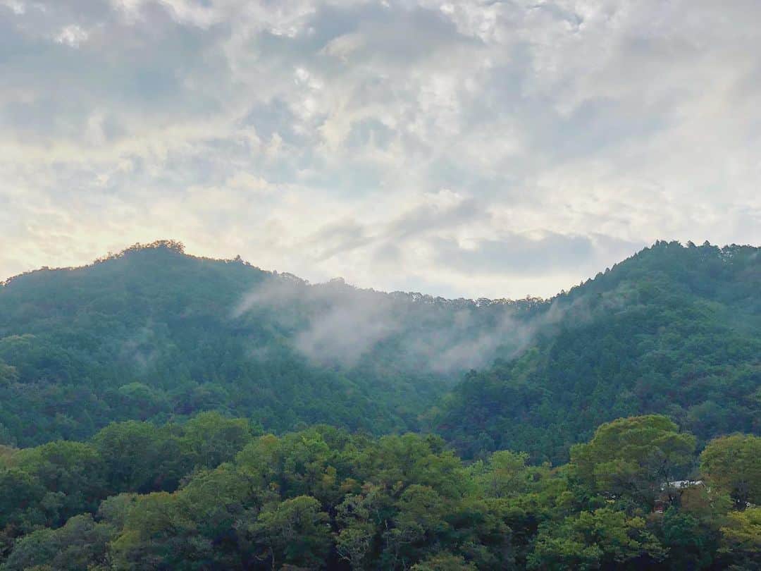 佑聖 さんのインスタグラム写真 - (佑聖 Instagram)「朝、霧が山に帰って行った🌞🌞🌞」10月28日 13時52分 - yousay_kickline