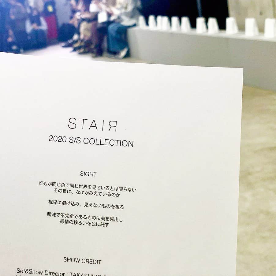 布川桃花さんのインスタグラム写真 - (布川桃花Instagram)「STAIR 2020SS COLLECTION🌟 #stair #fashionweek #momoka_fashion」10月28日 14時54分 - momoka_fukawa