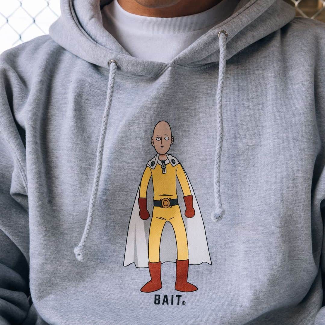 HYPEBEASTさんのインスタグラム写真 - (HYPEBEASTInstagram)「@hypebeaststyle: @baitme is once again teaming up with the popular manga series @onepunchman_official for a character-focused collection. Swipe to take a look at some of the graphic tees, sweats and long-sleeves. The capsule is available now at all BAIT Chapter stores and online. Photo: BAIT」10月28日 16時19分 - hypebeast