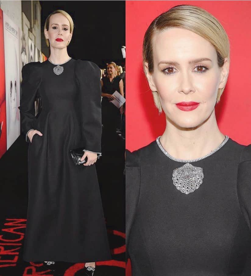 サラ・ポールソンさんのインスタグラム写真 - (サラ・ポールソンInstagram)「Thing I 🖤 @gucci AHS💯」10月29日 1時43分 - mssarahcatharinepaulson