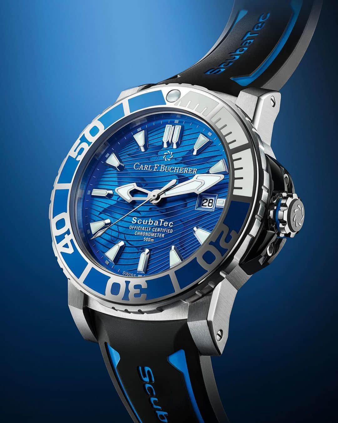 Daily Watchさんのインスタグラム写真 - (Daily WatchInstagram)「1 of 1 piece in the world. This unique @CarlFBucherer ScubaTec will be auctioned off on November 9th during the 8th edition of Only Watch. Proceeds will go towards research on Duchenne Muscular Dystrophy #OnlyWatch #CarlFbucherer」10月28日 18時55分 - dailywatch