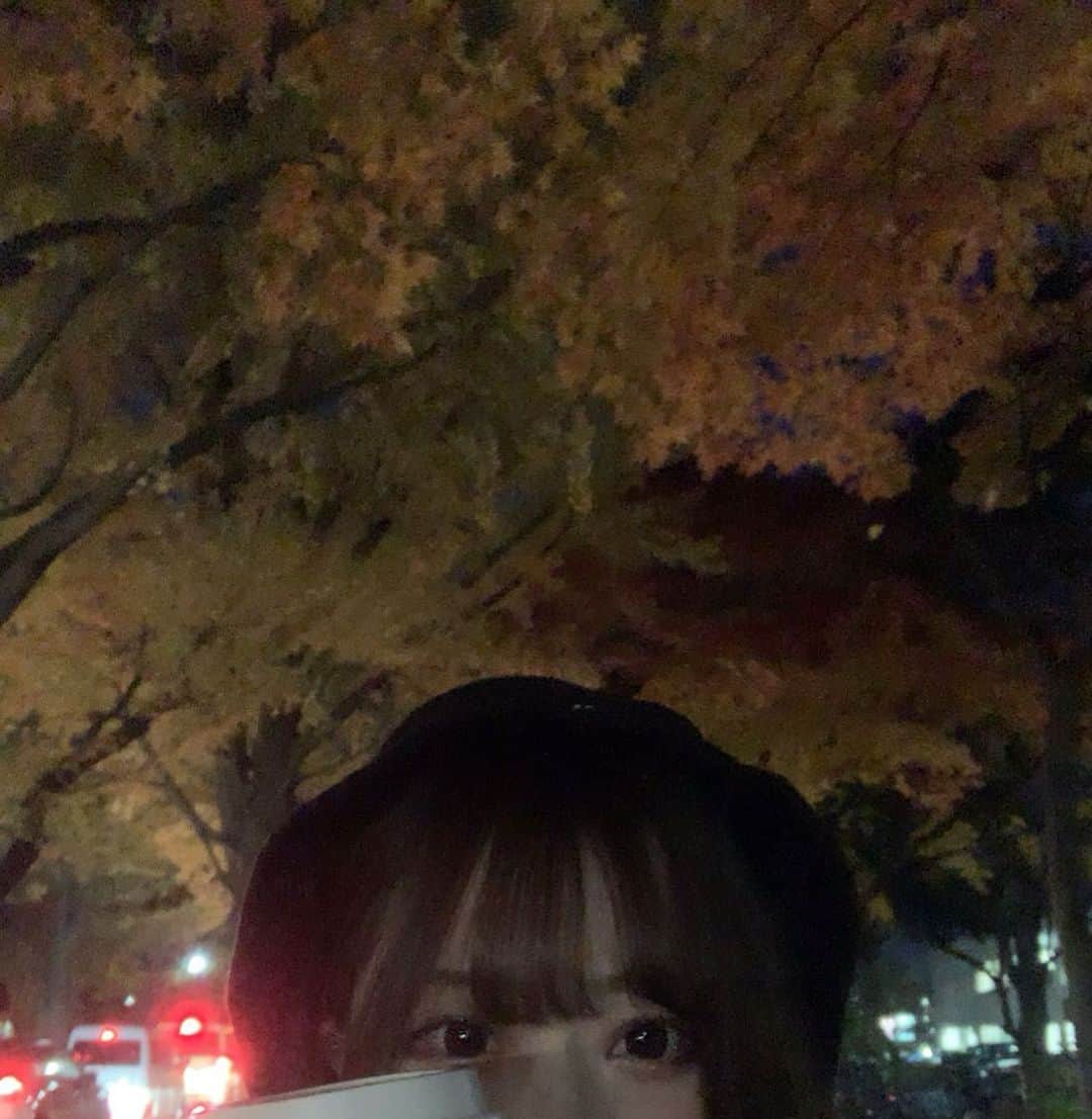 おもてちゃんのインスタグラム：「. ひとりで紅葉をみながら1時間ほど散歩をするなどした」