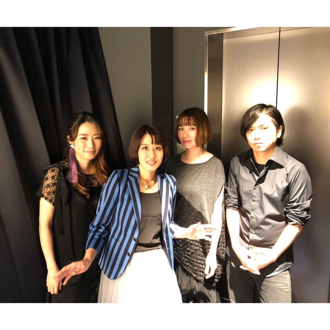 のインスタグラム：「* また一緒にやりたいな そのためにも音楽続けなきゃな  と思わせてくれた人たち  バイオリン 雨宮麻未子 ピアノとコーラス 土屋佳代 チェロ 関口将史（発光）  #奥村愛子  #秋の弦楽器お招きカルテット  #土屋佳代 #雨宮麻未子 #関口将史」