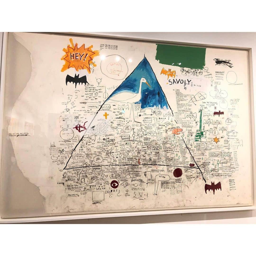 YUKAさんのインスタグラム写真 - (YUKAInstagram)「先日バスキア展に行ってきました🎨 ZOZOの社長さんが123億円で購入されたこちらの絵🖼 実際見たらすごい迫力だった😳✨ 音声ナビガイドが分かりやすくて初心者の私には助かりました😌🔰 . #バスキア展 #basquiat #art」10月29日 0時15分 - yukarolly