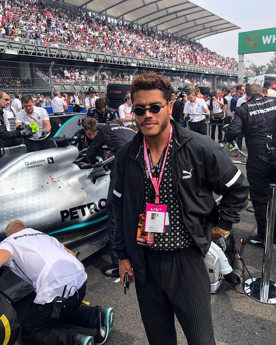 ジョナタン・ドス・サントスさんのインスタグラム写真 - (ジョナタン・ドス・サントスInstagram)「🏁 What an experience.  Thanks @puma & @lewishamilton  for having me.」10月29日 11時21分 - jona2santos