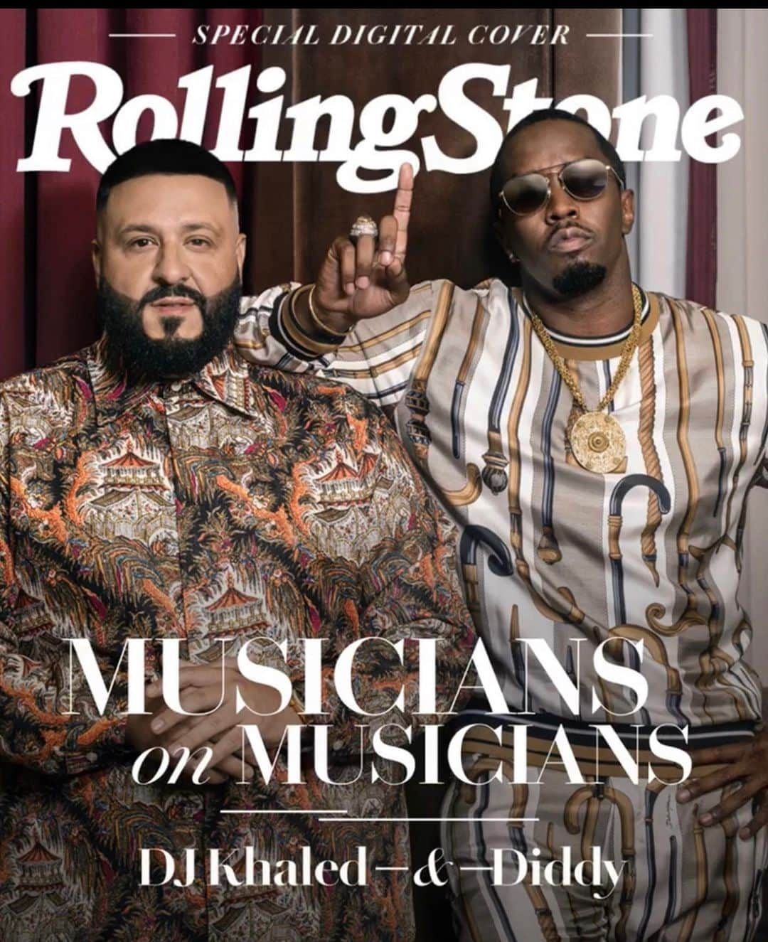 マーク・ウォールバーグさんのインスタグラム写真 - (マーク・ウォールバーグInstagram)「Proud of my brothers @djkhaled and @diddy for being on the cover of @rollingstone #majorkey」10月29日 6時58分 - markwahlberg