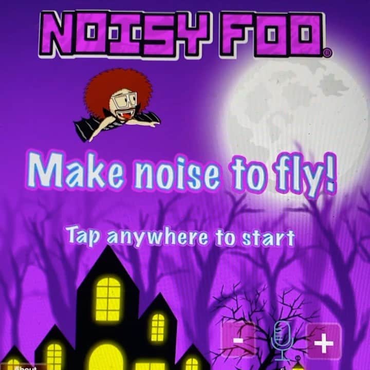 レッドフーのインスタグラム：「Play at noisyfoo.io  #p5js #javascript  #gaming #2danimation @the.coding.train #halloween @halloween4kids @handbonanza #vuejs」