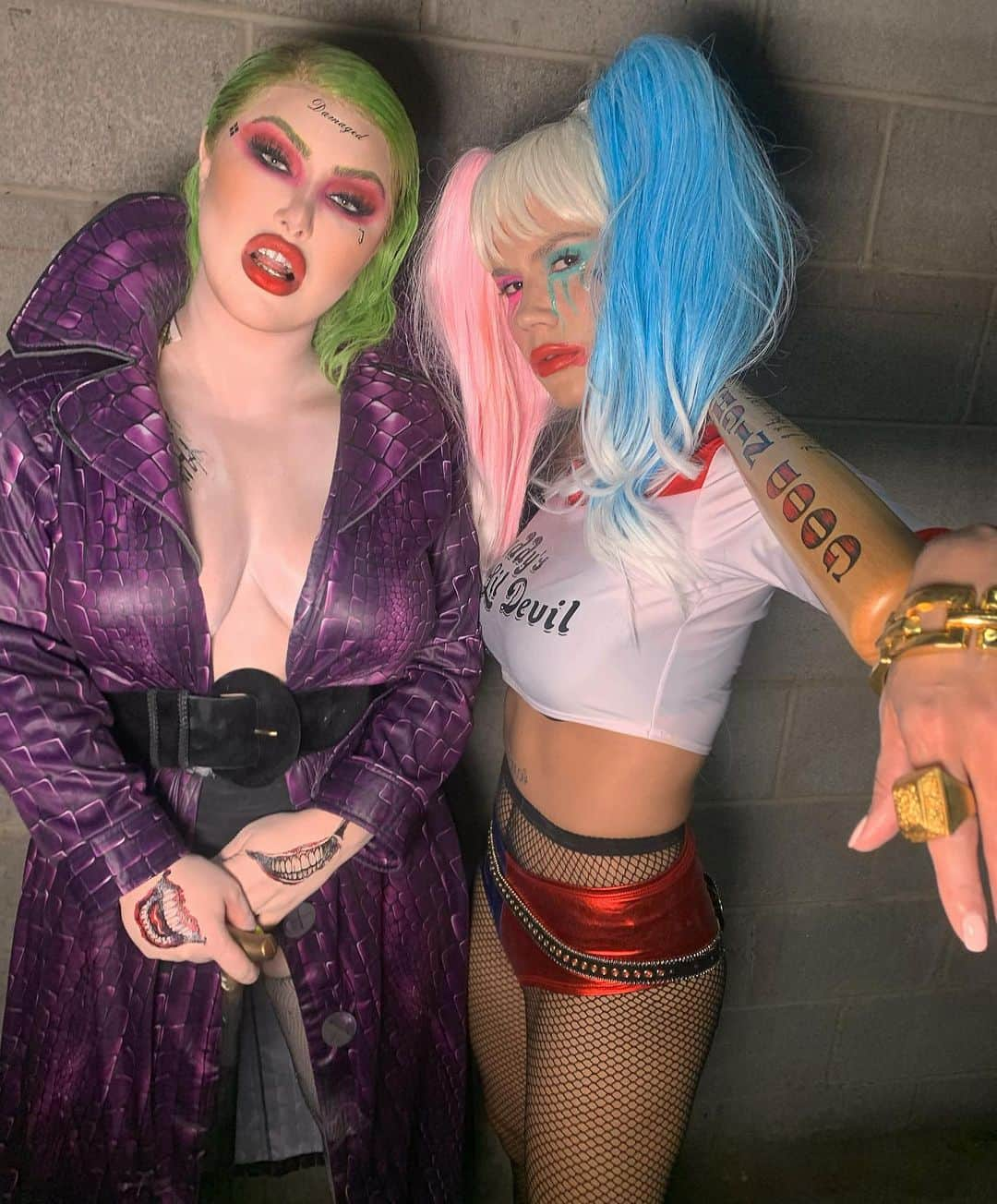 Hrush Achemyanさんのインスタグラム写真 - (Hrush AchemyanInstagram)「Daddy’s lil Monster. @janellermiller #jokersuicidesquad #joker #harleyquinn」10月29日 8時12分 - styledbyhrush