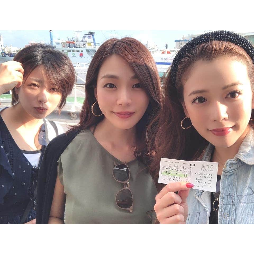 本田珠規のインスタグラム：「クイーンざまみに乗って座間味島へ！ . #クイーンざまみ#座間味島#慶良間諸島 #沖縄旅行 #okinawatrip#okinawajapan#okinawa  #trip」