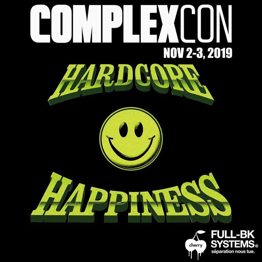 DJ DARUMAのインスタグラム：「@complexcon 嬉喜🇺🇸 this week: @fullbk x @cherry__fukuoka @_________cherry_______  #complexcon」