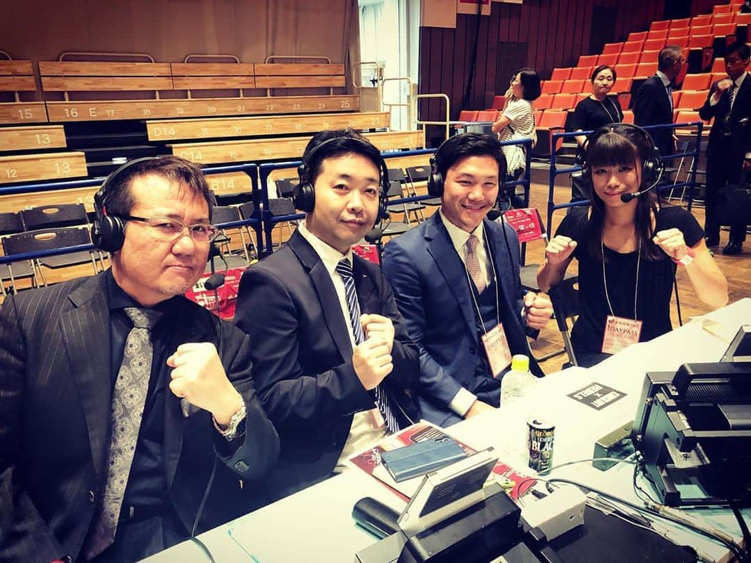 江幡塁のインスタグラム：「10.4 KNOCK OUT✖️REBELS のゲスト解説を務めました。 新日本キックからも選手が出場し、盛り上がったイベントでした。 そして11月1日のKnockoutイベントでも解説を務めます！試合をより楽しんでもらえますように頑張ります。  I worked as the guest commentator of the KNOCKOUT ✖️REBELS match.SHINNIHON KICKBOXING fighters atteded the event,making it extremely exciting. I will also work as the commentator next Friday(11.1). Will do my best to make it an exciting event.Hope you enjoy the game.  @kb_knockout  #kickboxing #twins #championtwins」