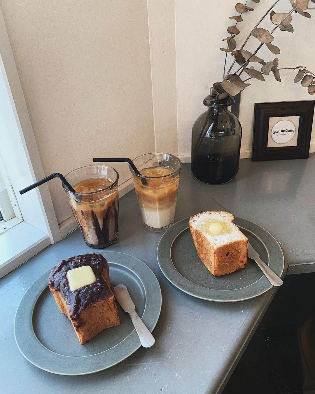 草野春香さんのインスタグラム写真 - (草野春香Instagram)「. @good_up_coffee ☕️🍞 何回来ても安定の美味しさ👏🏾💕✨ #goodupcoffee #cafe #fukuokacafe #福岡カフェ #高砂カフェ」10月29日 17時39分 - _haruka030_