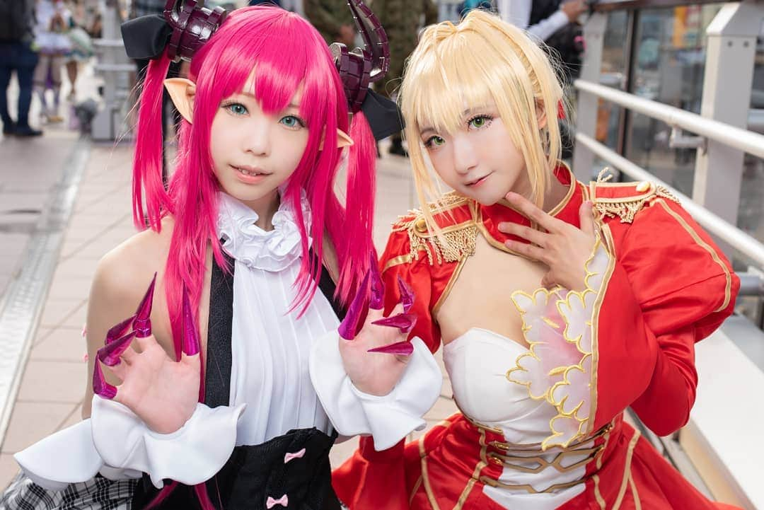 むうかさんのインスタグラム写真 - (むうかInstagram)「. . . Fate/GrandOrder. .  エリザベート▷▶︎むうか . ネロ▷▶︎みちる . . 📷▷▶︎とんがりぐーんさん . .  #cosplay #cosplayer #fate #fategrandorder #FGO #フェイト #エリザベート #エリザベートバートリー #ネロ #ネロクラウディウス #コスプレ #刈谷アニコレ2019 #刈谷アニメcollection #japan #japancalture #ランサー #セイバー #コスプレイヤーさんと繋がりたい #カメラマンさんと繋がりたい」10月29日 19時19分 - muuka12