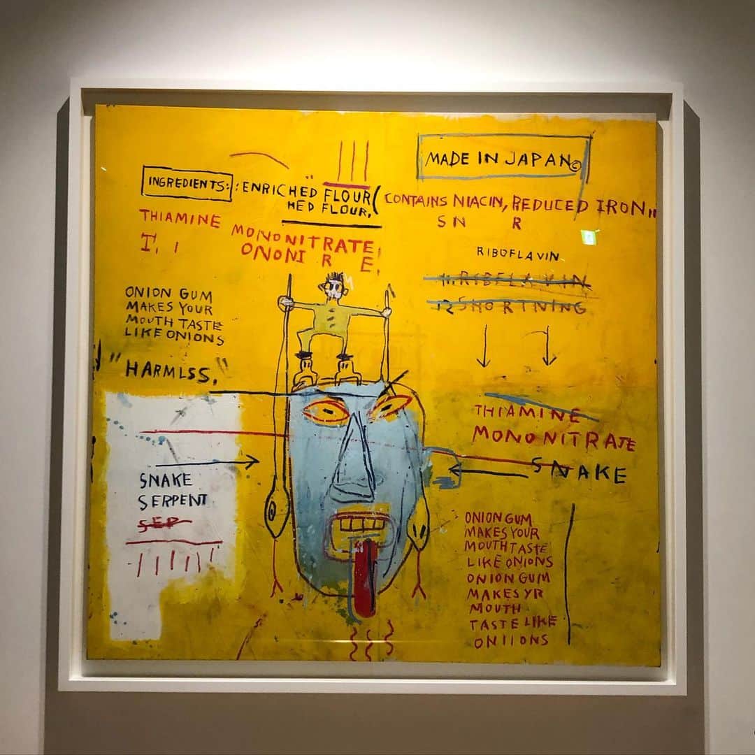 田中杏子さんのインスタグラム写真 - (田中杏子Instagram)「パリのフォンダシオン　ルイ・ヴィトンのバスキア展 とはまたひと味違ってて、こちらも良かったです #バスキア展  #basquiat  #akotanaka #森アーツセンターギャラリー」10月29日 23時20分 - akoakotanaka