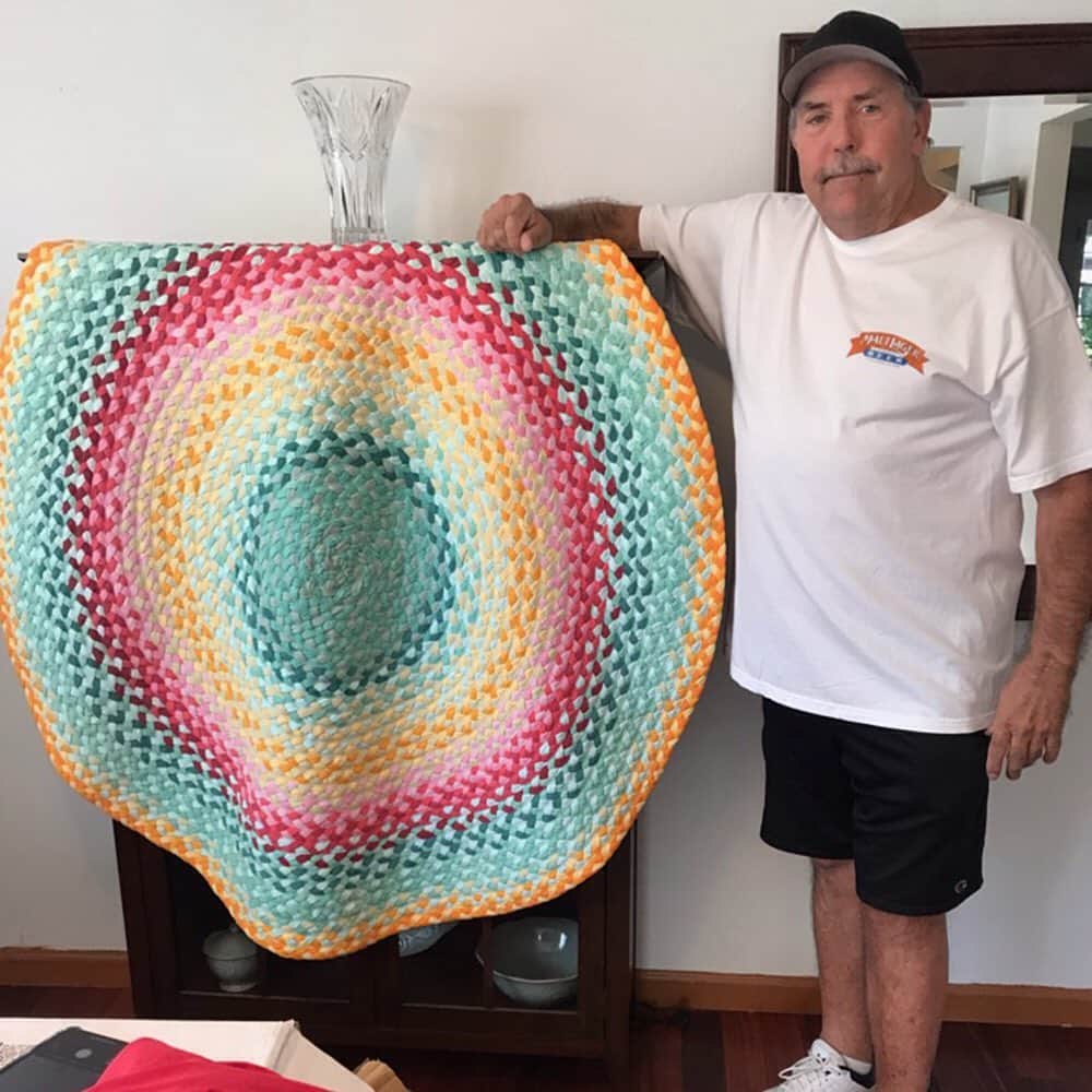 マリブシャツのインスタグラム：「Congrats Mike- proud winner of our T-Rug! modeling our Maui Lager and Hawaiian Billfish Series T-Shirts. The strength and resilience of the Big Blue Marlin reflect Mike’s courageous nature!」